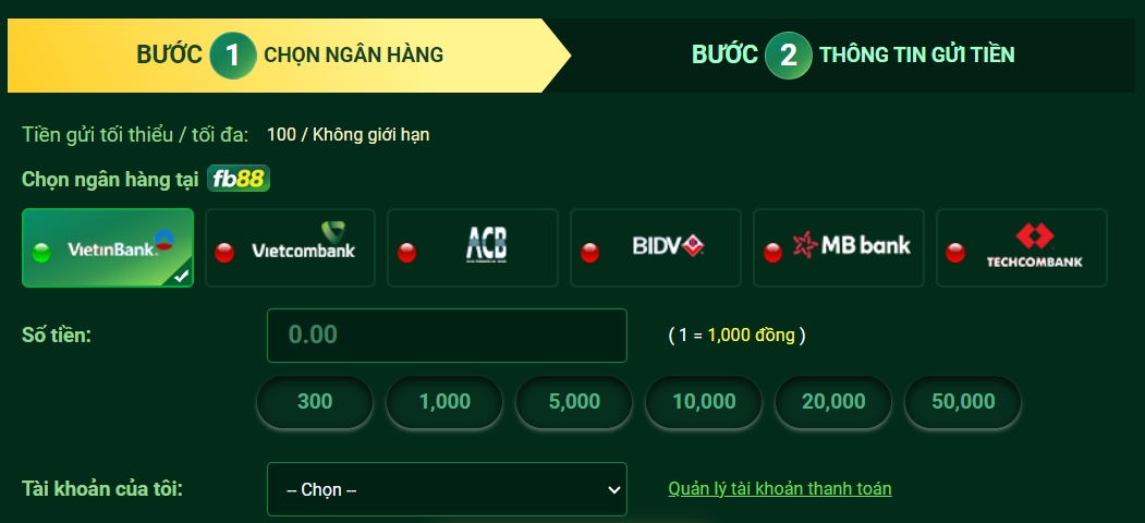 giới thiệu fb88 - thủ tục nạp rút tiền vô cùng nhanh gọn, đơn giản